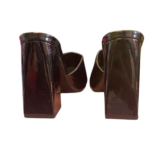 Black patent leather square toe - Picture 4 of 4